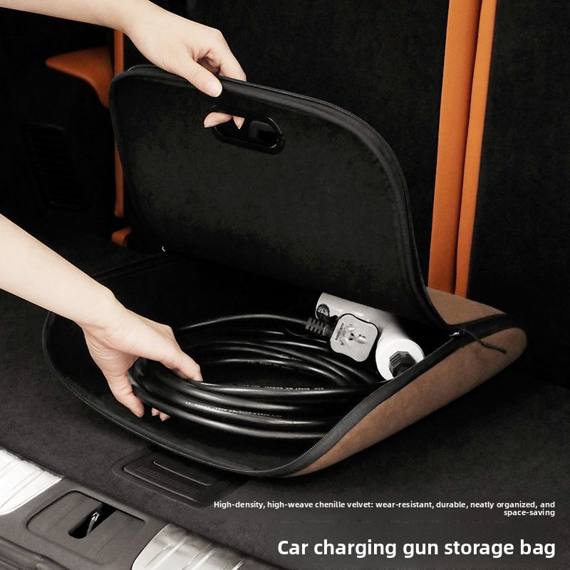 Cable Organizer Bag - New energy vehicle charging gun storage