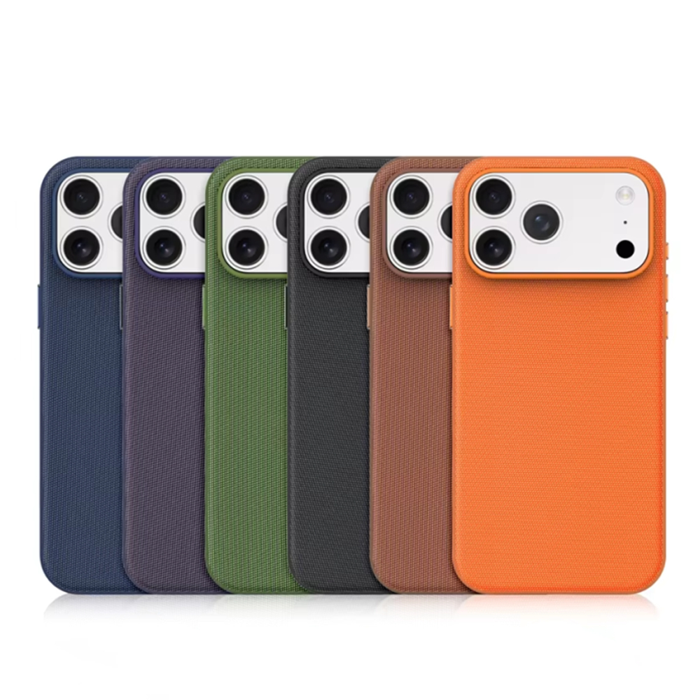 Tech Accessories Hard Case - Luxury Tech Woven Fabric Magnetic Phone