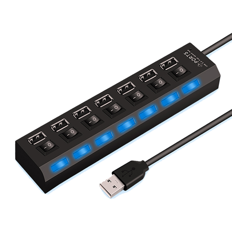 Usb Hub 7 Port - 7 Ports USB HUB USB Switch