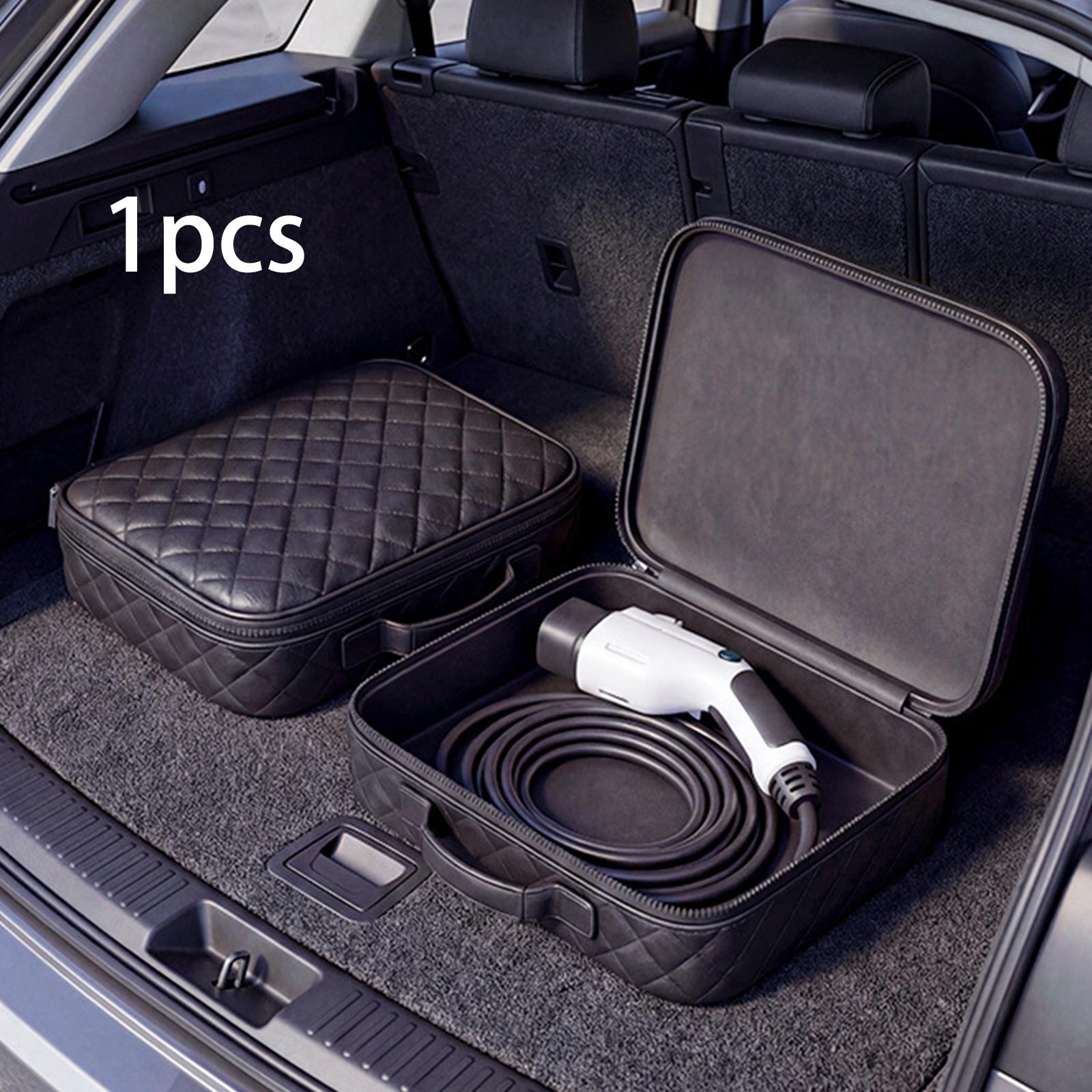 Cable Organizer Bag - Waterproof Car Charging Cable Organizer Double