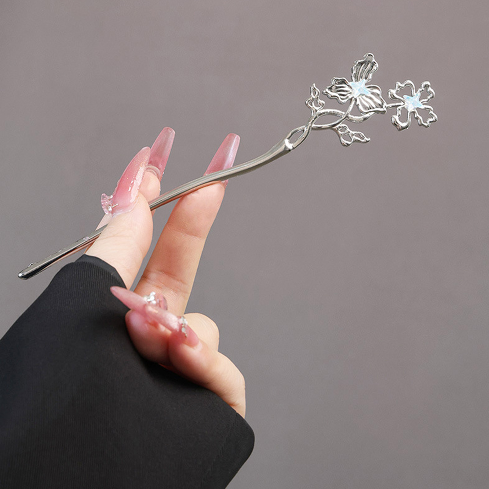 Silver Color Alloy Hair Sticks - Tech Hair Accessories บทวิจารณ์และราคา
