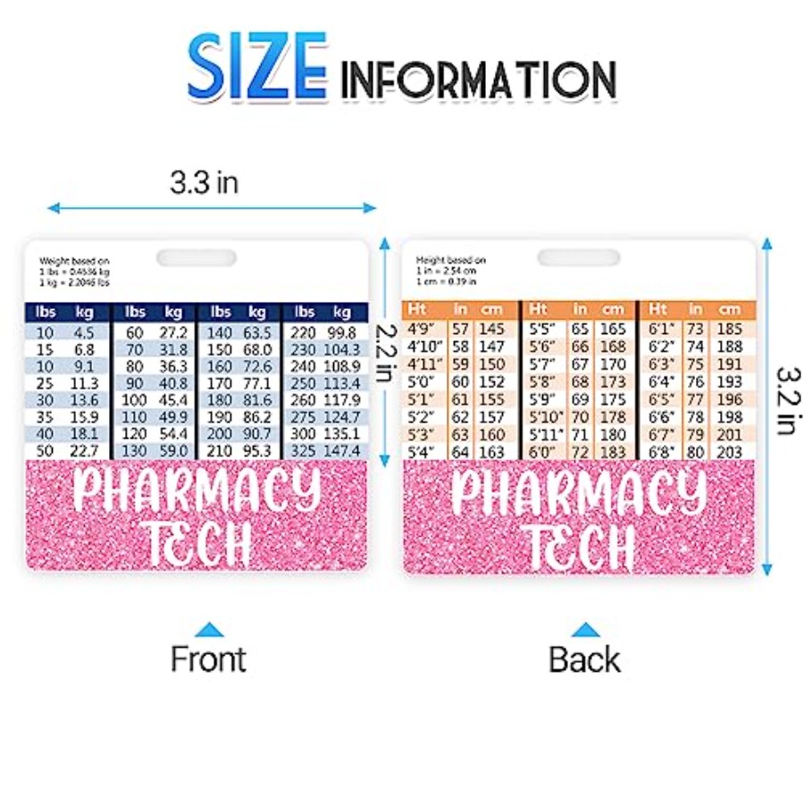 Pharmacy Tech Badge Buddy Card - Tech Accessories For Work บทวิจารณ์และราคา