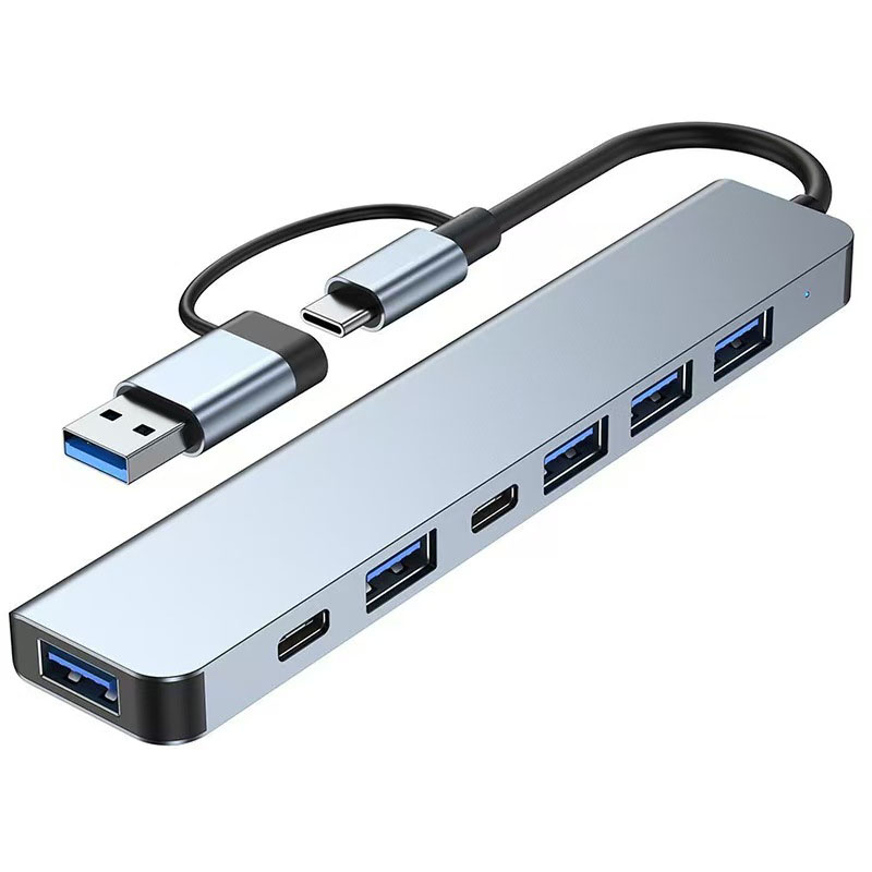 7 Ports USB A C Hub Concentrat - Usb Hub 7 Port บทวิจารณ์และราคา