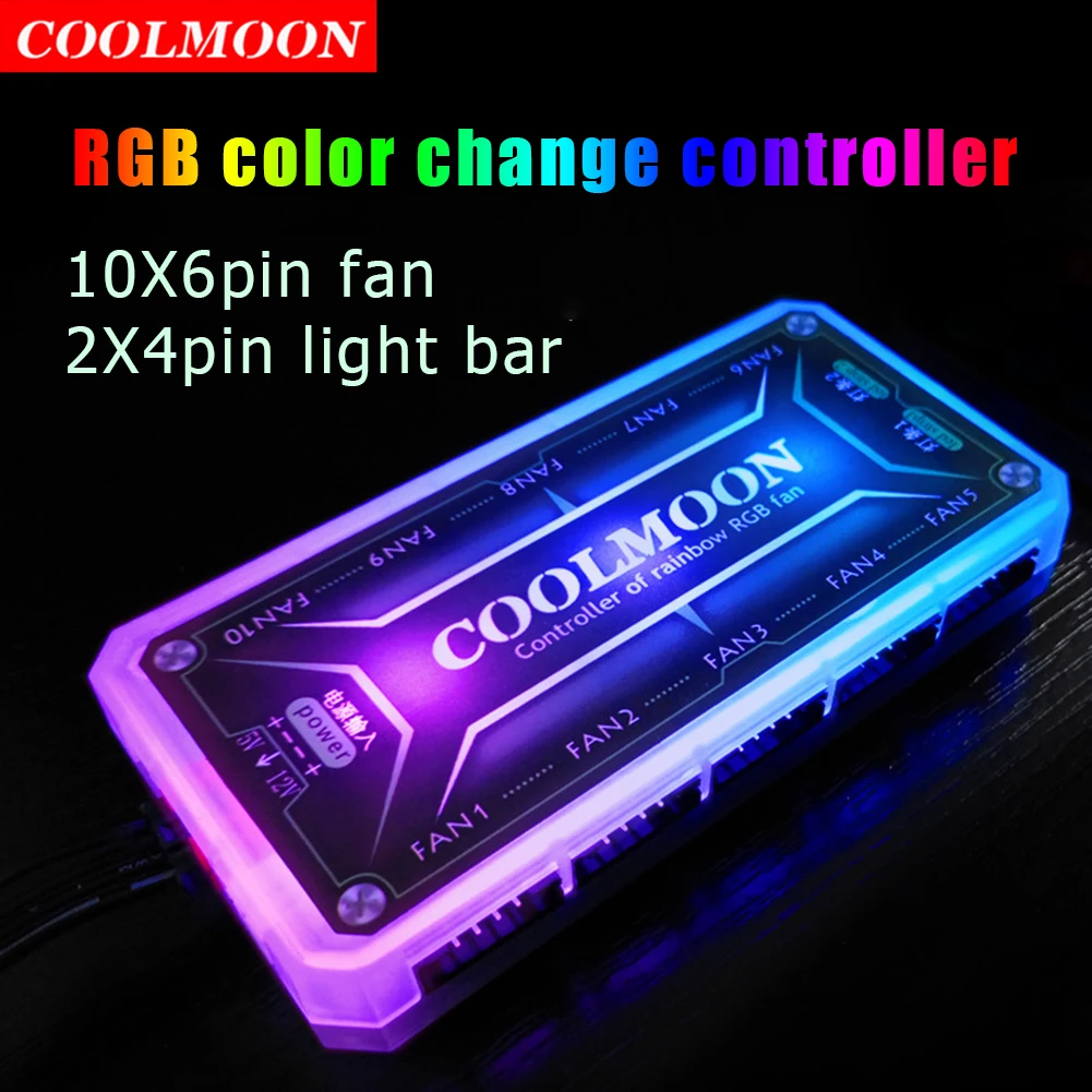 COOLMOON ARGB Controller 12V 5 - Usb Fan Silent บทวิจารณ์และราคา