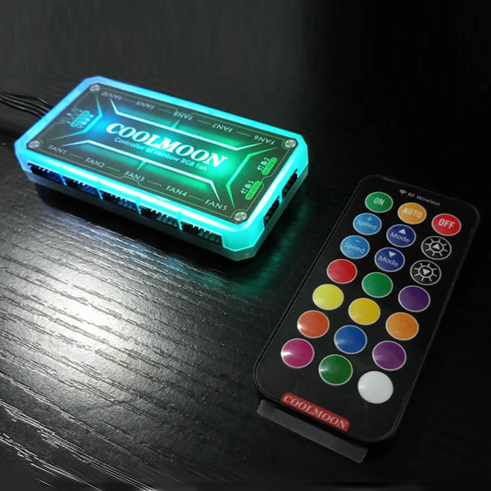 COOLMOON ARGB Controller 12V 5 - Usb Fan Silent บทวิจารณ์และราคา