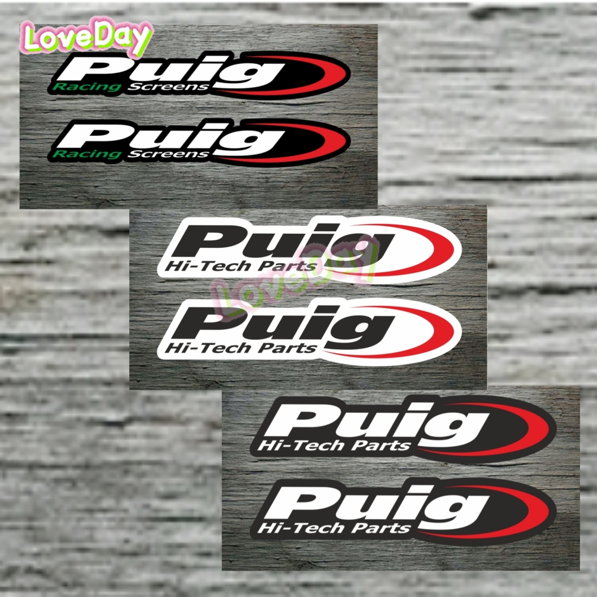Puig Racing Hi-Tech Sticker NG - Tech Accessories Words บทวิจารณ์และราคา