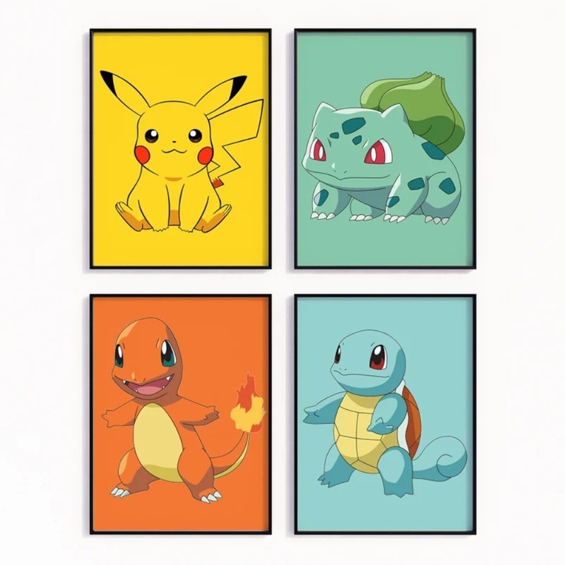 Cartoon Anime Poster Pokemon P - Tech Home Accessories บทวิจารณ์และราคา