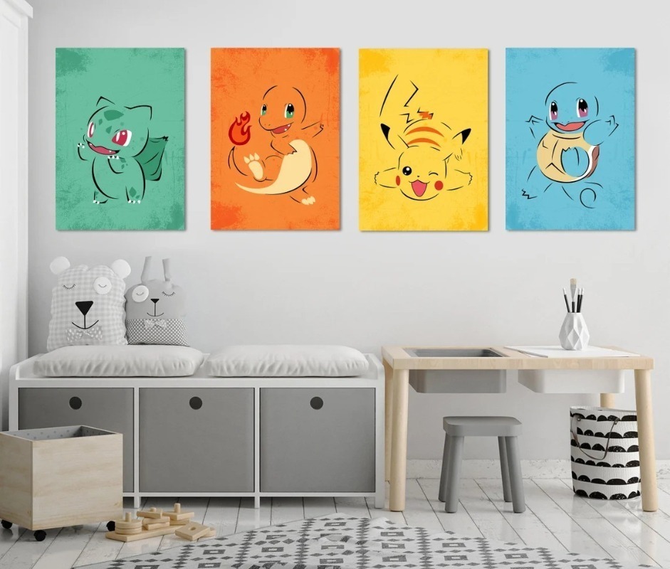 Cartoon Anime Poster Pokemon P - Tech Home Accessories บทวิจารณ์และราคา