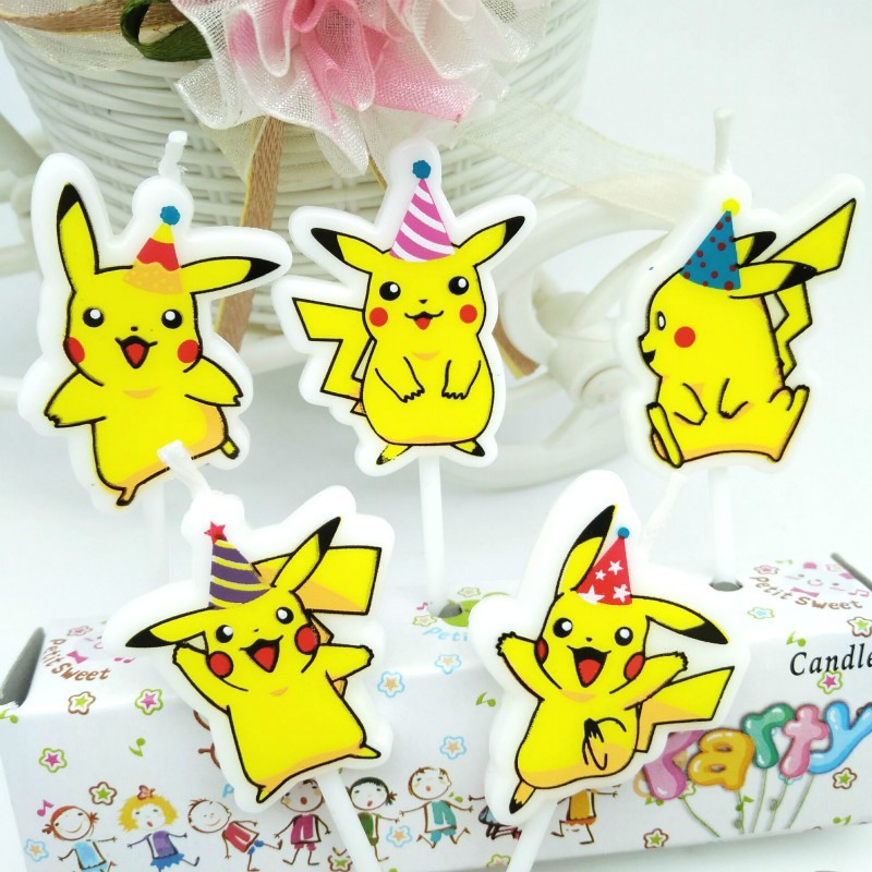 5pcs/lot Pokemon Birthday Cake - Tech Home Accessories บทวิจารณ์และราคา
