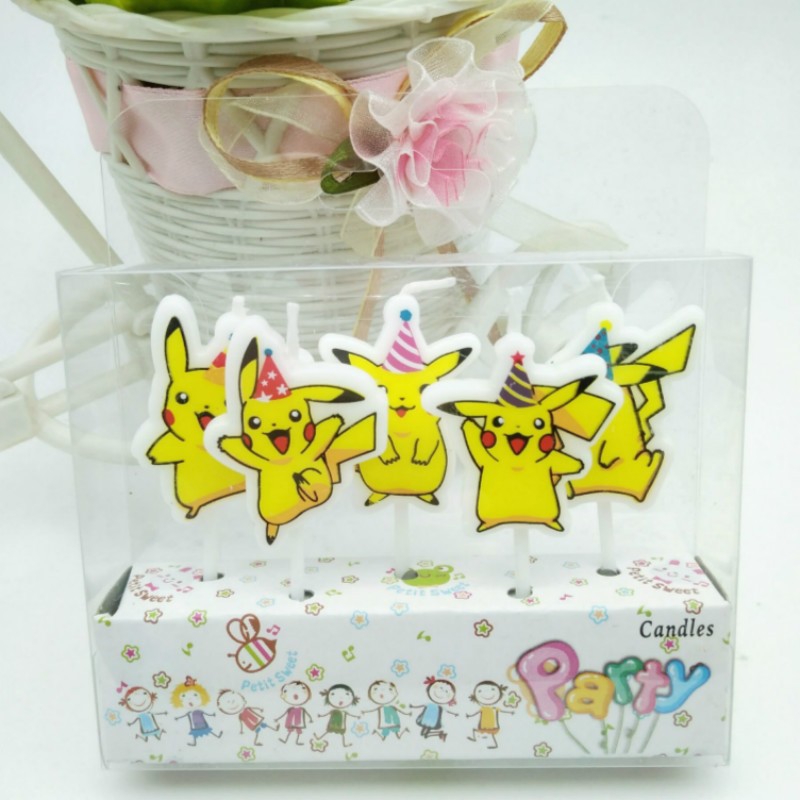 5pcs/lot Pokemon Birthday Cake - Tech Home Accessories บทวิจารณ์และราคา