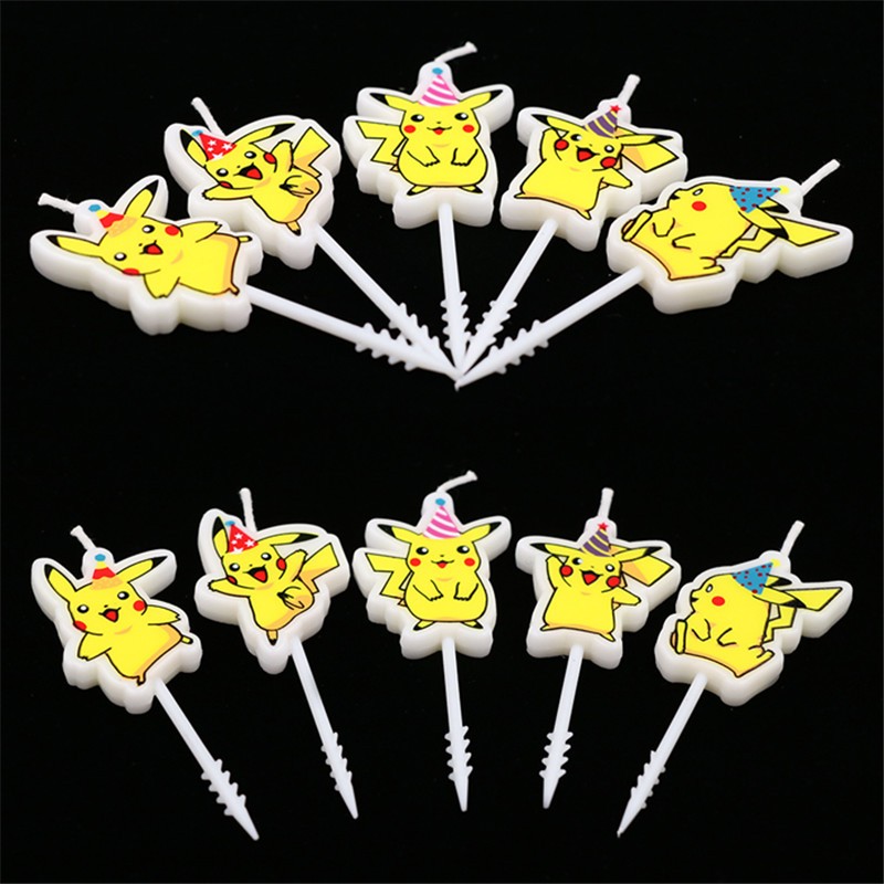 5pcs/lot Pokemon Birthday Cake - Tech Home Accessories บทวิจารณ์และราคา