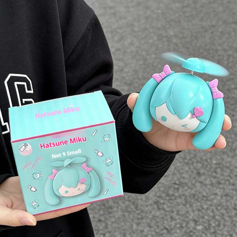 Cute Miku Mini Handheld Fan Us - Usb Fan Silent บทวิจารณ์และราคา