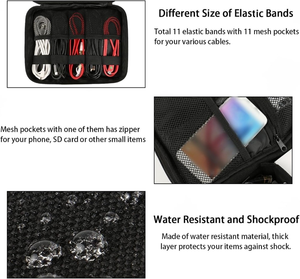 Waterproof Travel Electronic O - Cable Organizer Bag บทวิจารณ์และราคา