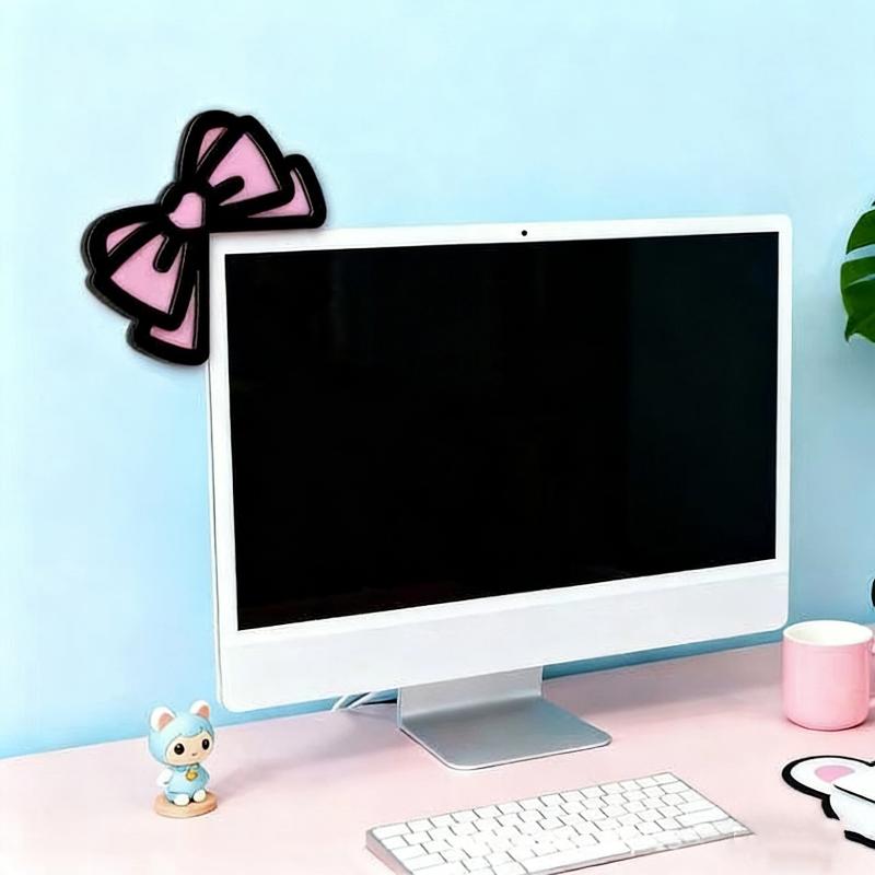 New 1/2Pcs Wooden Bowknot PC A - Tech Desktop Accessories บทวิจารณ์และราคา