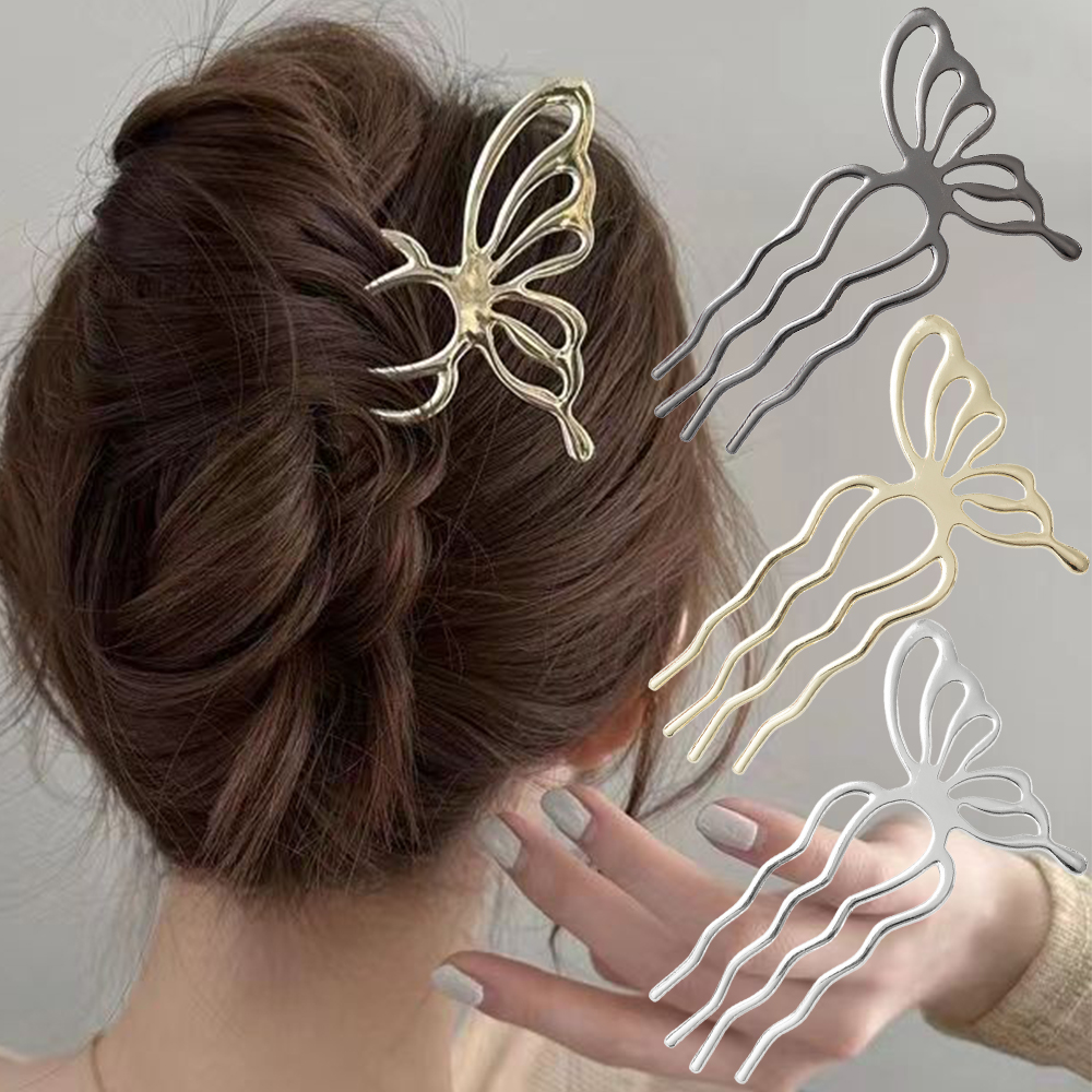 Korean Butterfly U Shape Hair  - Tech Hair Accessories บทวิจารณ์และราคา
