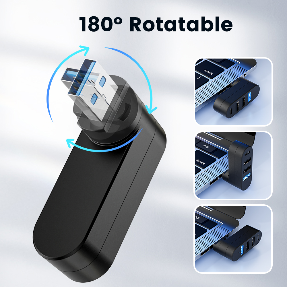 USB 2.0 Hub USB Hub 2.0 Multi  - Usb Hub 7 Port บทวิจารณ์และราคา