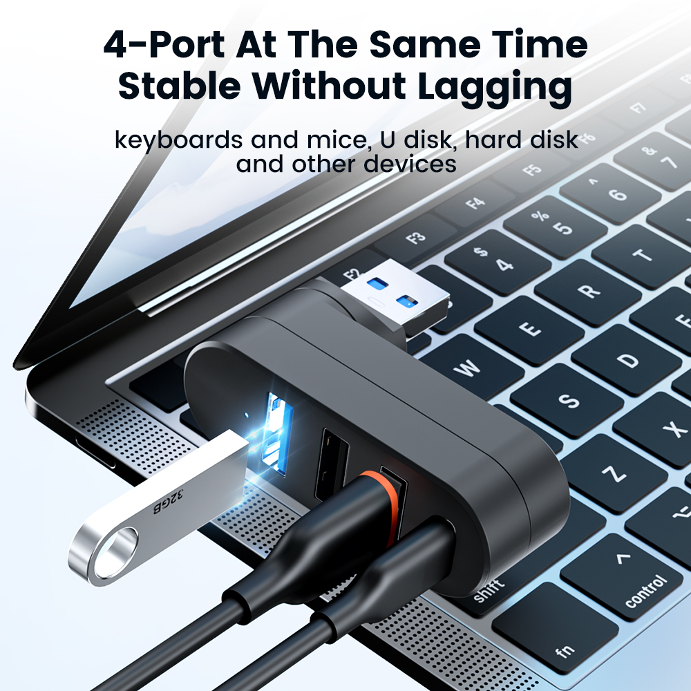 USB 2.0 Hub USB Hub 2.0 Multi  - Usb Hub 7 Port บทวิจารณ์และราคา