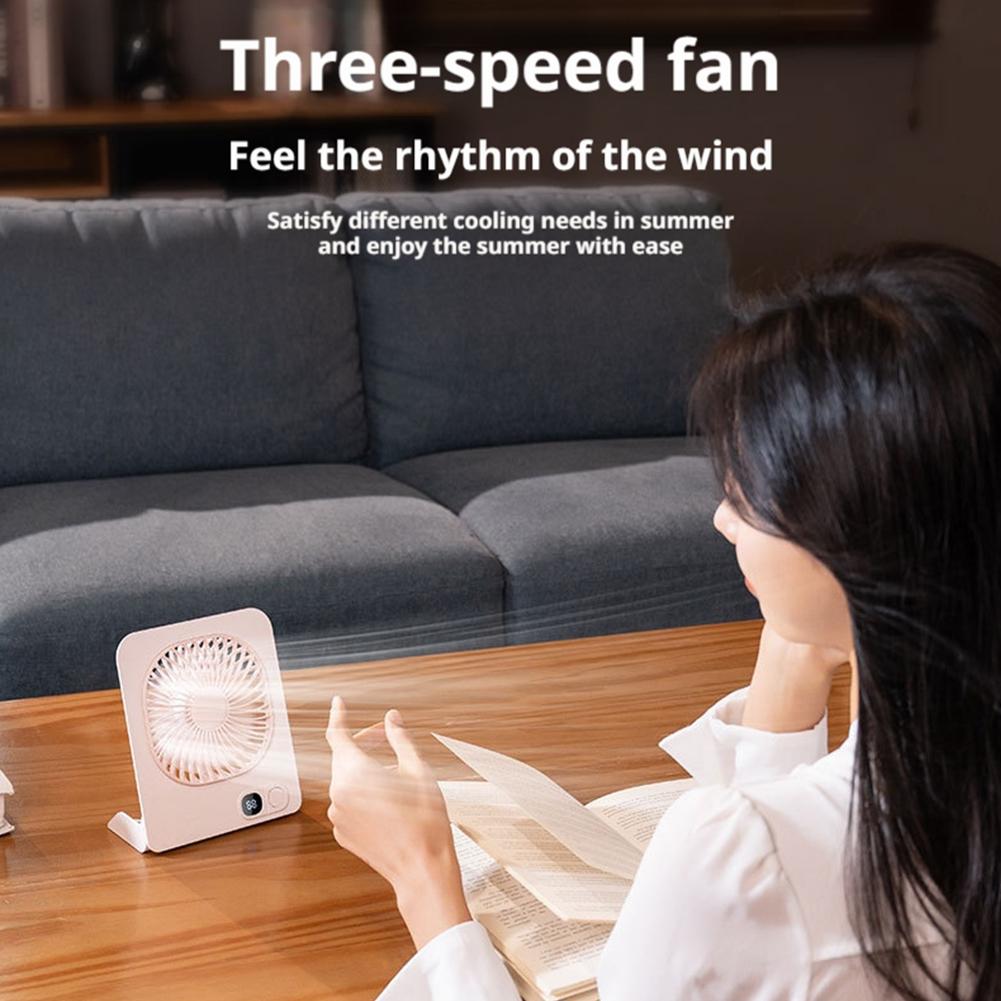 USB Rechargeable Magnetic Mini - Usb Fan Silent บทวิจารณ์และราคา