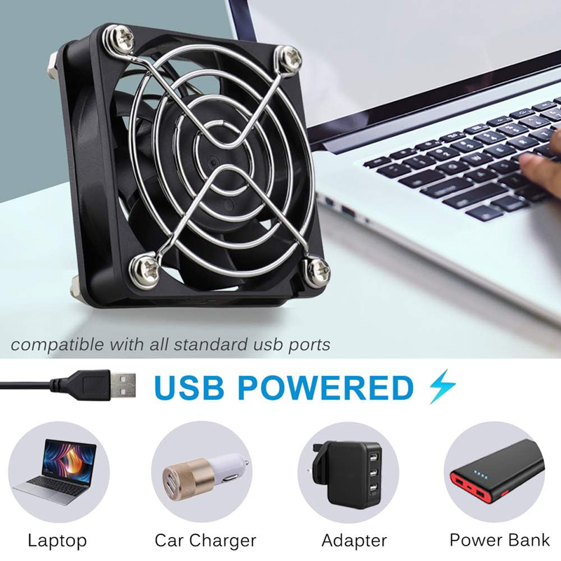 8/12cm 12V USB Powered Compute - Usb Fan Silent บทวิจารณ์และราคา
