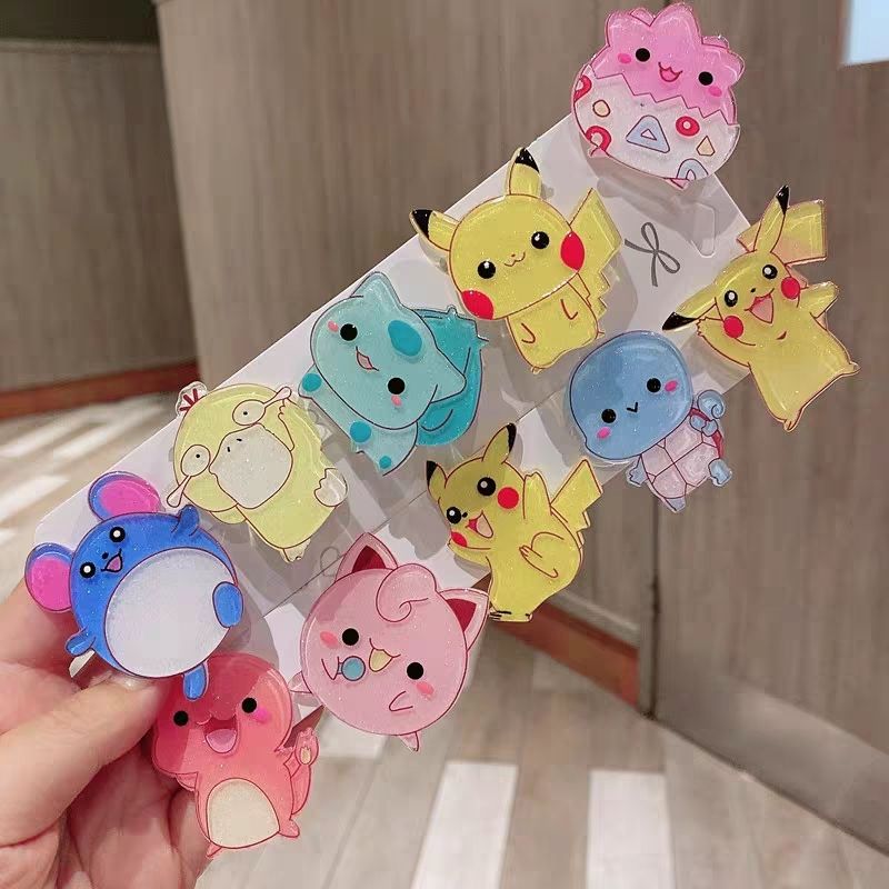 Pokémon Hair Clips Hairpins Cu - Tech Hair Accessories บทวิจารณ์และราคา