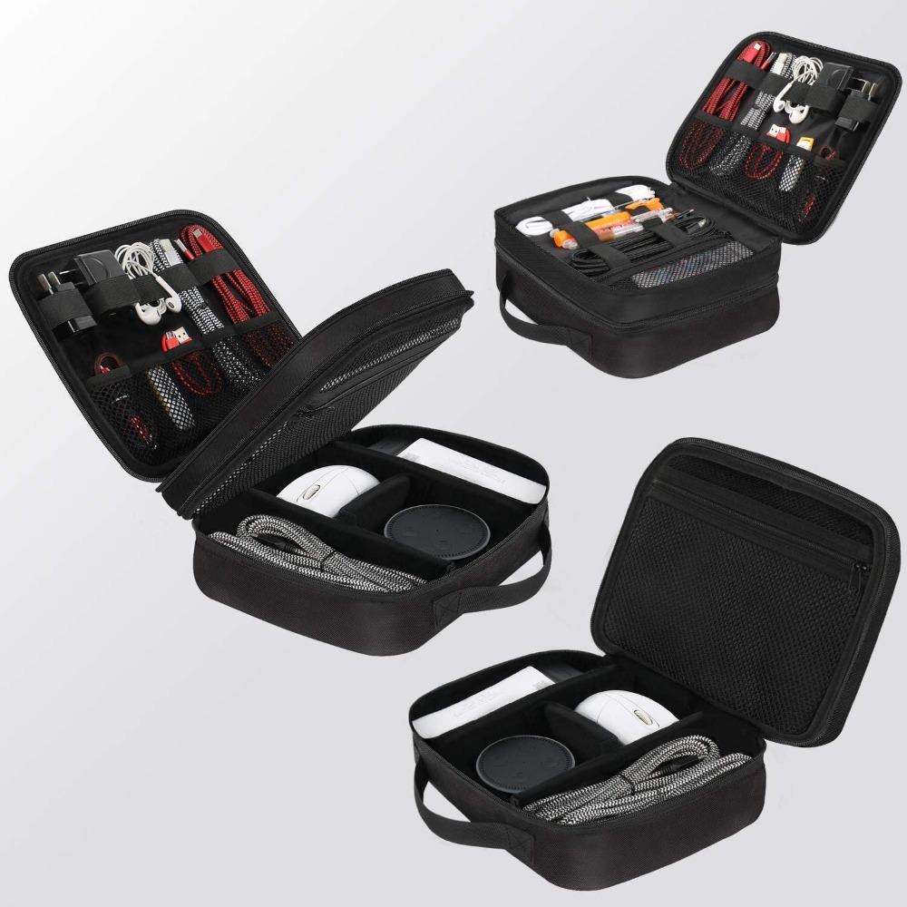 Electronics Organizer Travel C - Cable Organizer Bag บทวิจารณ์และราคา