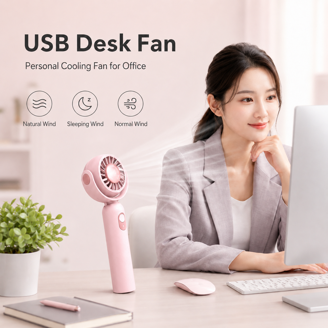 Portable Handheld Fan, Foldabl - Usb Fan Silent บทวิจารณ์และราคา