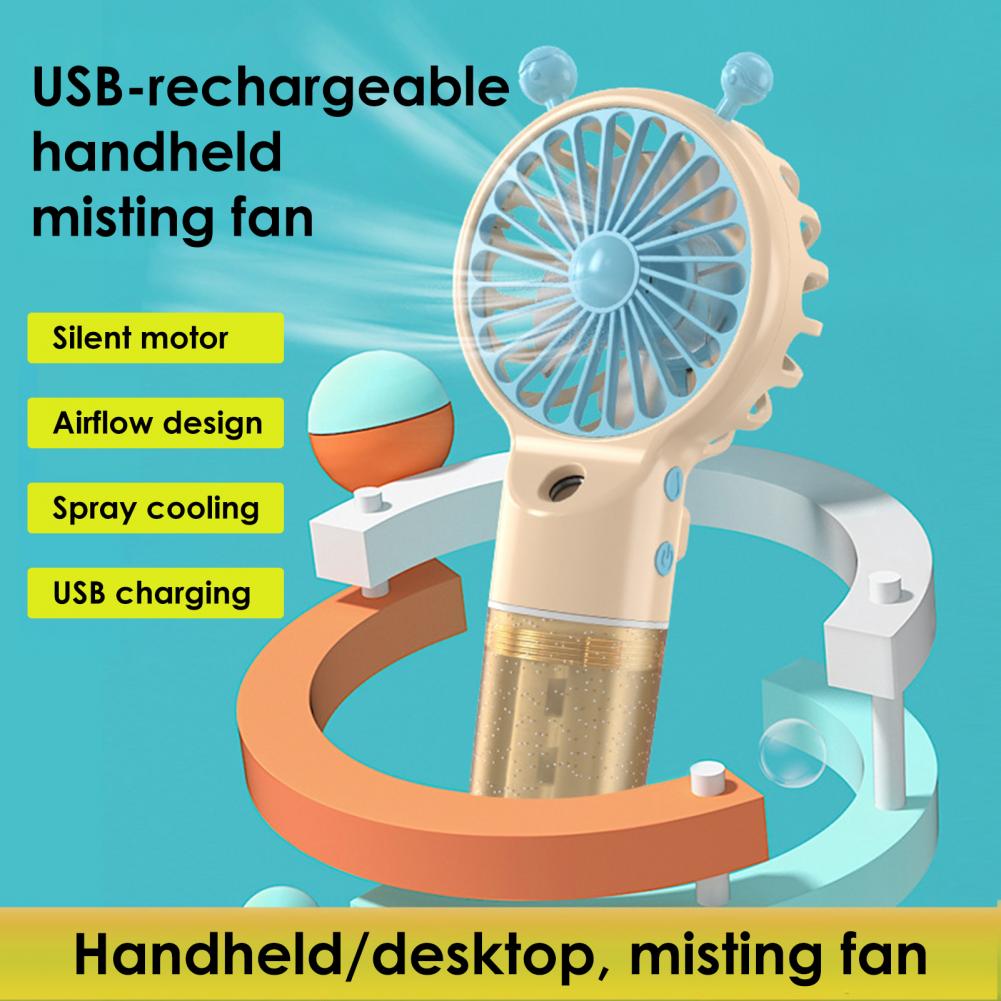 Spray Fan Cartoon Snail Design - Usb Fan Silent บทวิจารณ์และราคา