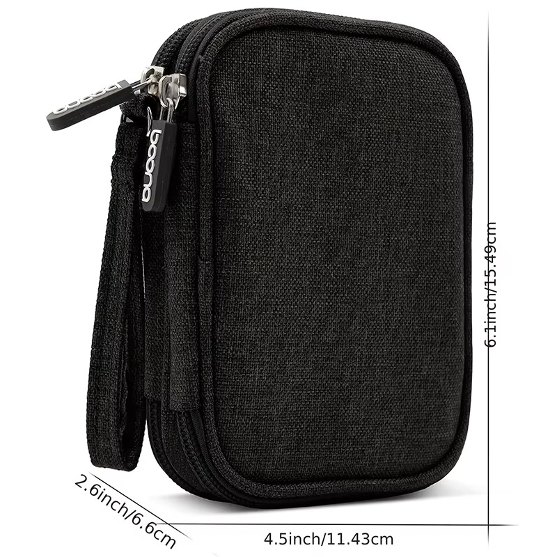 1PCS Grey/Black/Pink/Navy NEW  - Cable Organizer Bag บทวิจารณ์และราคา