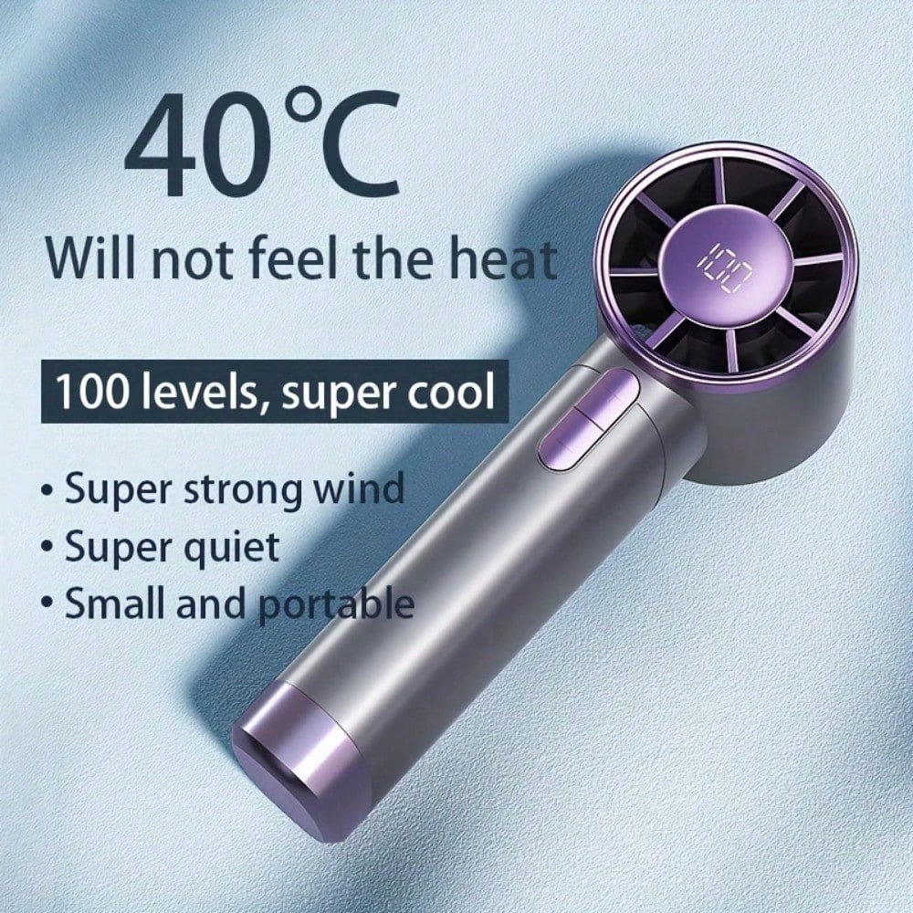 A Handheld Turbo Fan, Compact  - Usb Fan Silent บทวิจารณ์และราคา