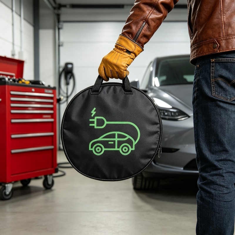 Car Charging Gun Storage Organ - Cable Organizer Bag บทวิจารณ์และราคา