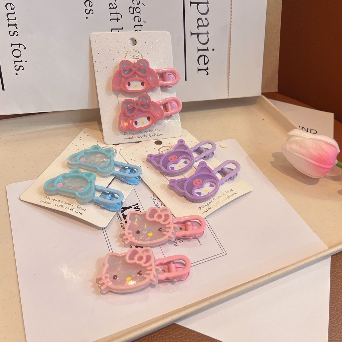 Sanrio Hello Kitty Kuromi Hair - Tech Hair Accessories บทวิจารณ์และราคา