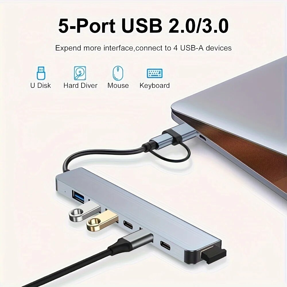 USB 3.0 HUB Type C to 7 Port U - Usb Hub 7 Port บทวิจารณ์และราคา