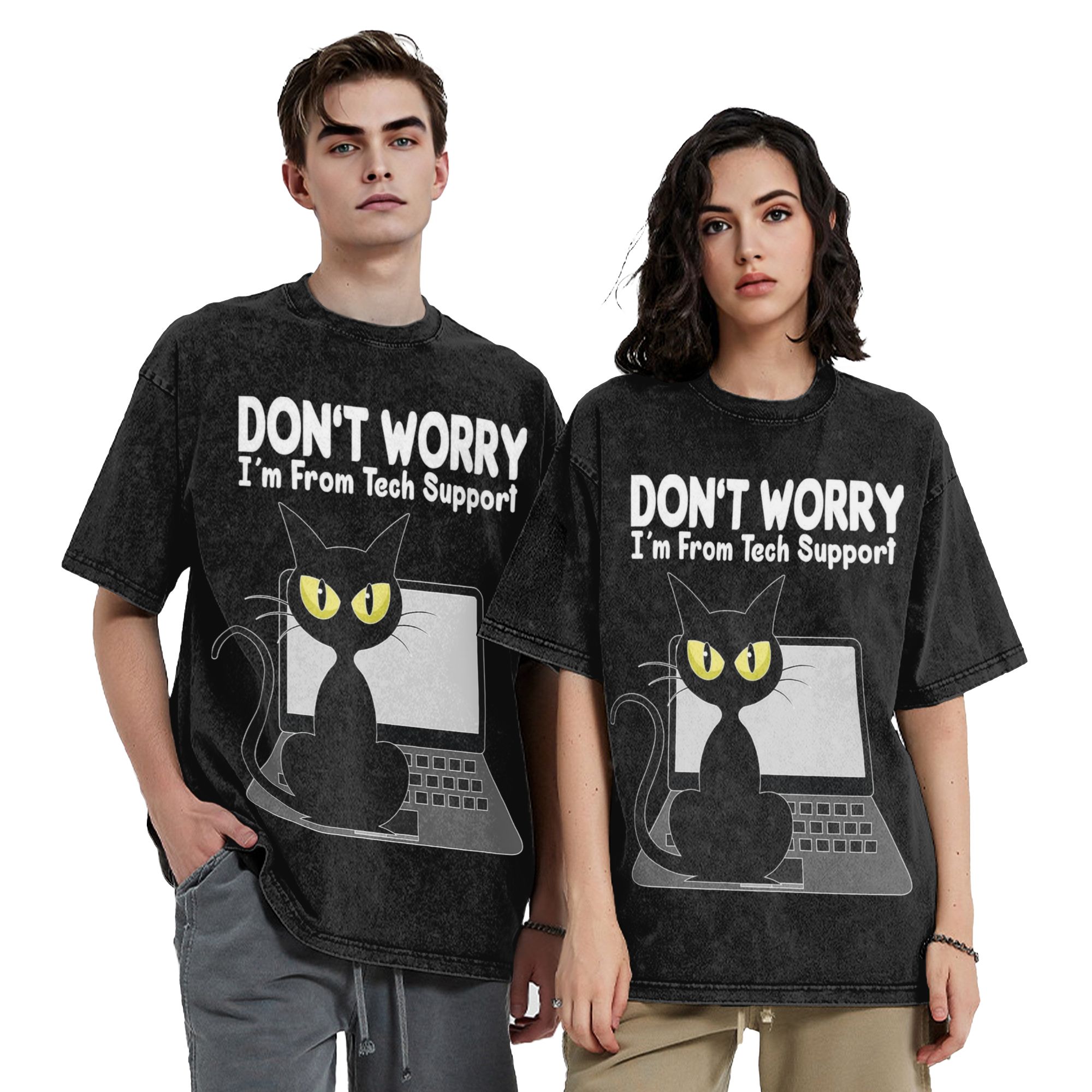 Men Women Wased T-shirts Don't - Tech Neck Accessories บทวิจารณ์และราคา