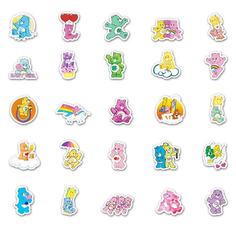 New Cute 50Pcs Care Bears Clas - Tech Home Accessories บทวิจารณ์และราคา