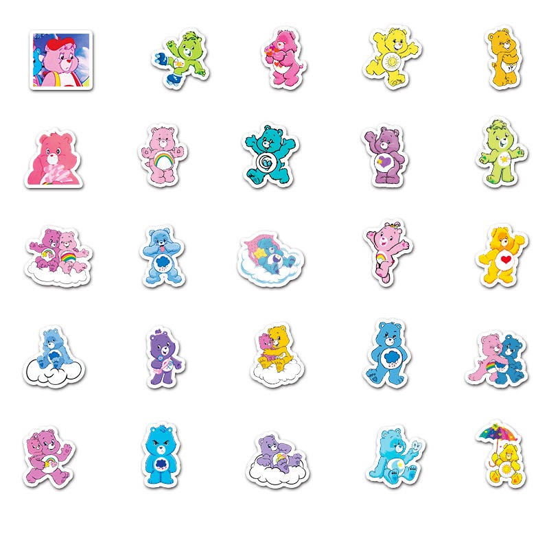 New Cute 50Pcs Care Bears Clas - Tech Home Accessories บทวิจารณ์และราคา