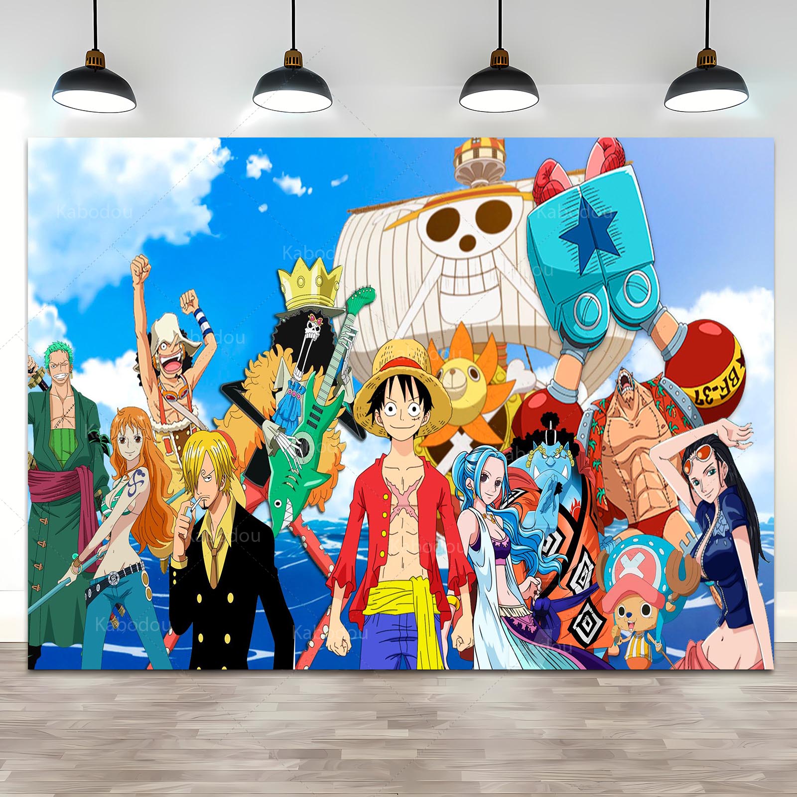 Anime One Piece Luffy Backdrop - Tech Home Accessories บทวิจารณ์และราคา
