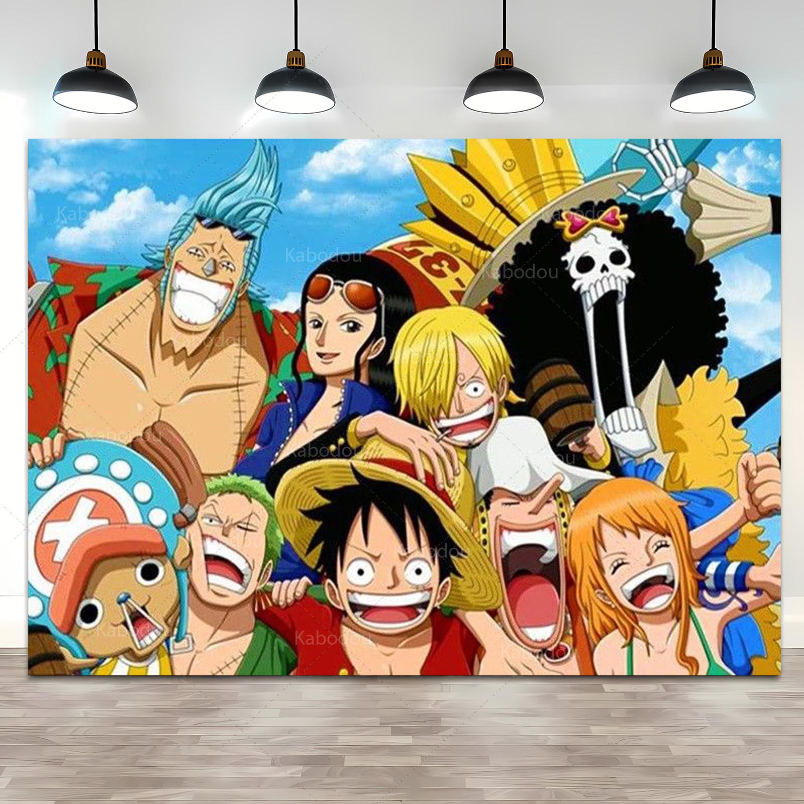 Anime One Piece Luffy Backdrop - Tech Home Accessories บทวิจารณ์และราคา