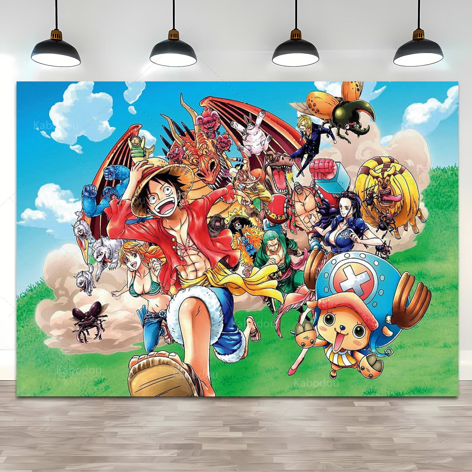 Anime One Piece Luffy Backdrop - Tech Home Accessories บทวิจารณ์และราคา
