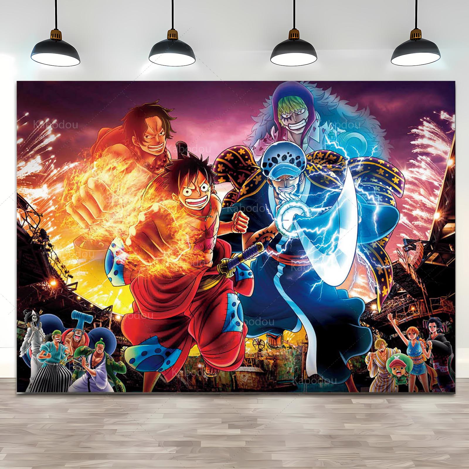 Anime One Piece Luffy Backdrop - Tech Home Accessories บทวิจารณ์และราคา