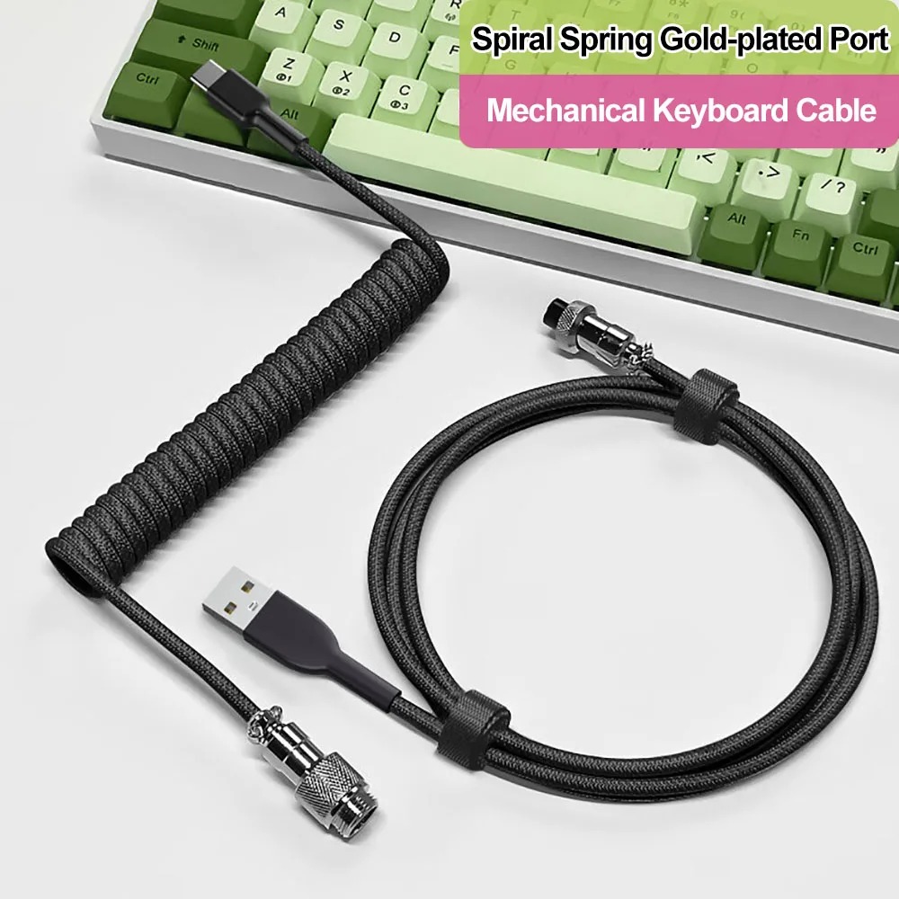 Aviator Coiled Keyboard Cable, - Tech Desktop Accessories บทวิจารณ์และราคา