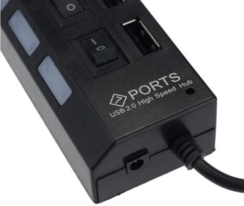 7 Ports USB HUB USB Switch Usb - Usb Hub 7 Port บทวิจารณ์และราคา