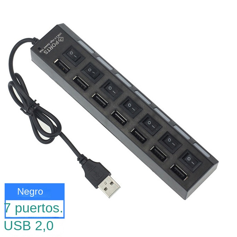 7 Ports USB HUB USB Switch Usb - Usb Hub 7 Port บทวิจารณ์และราคา
