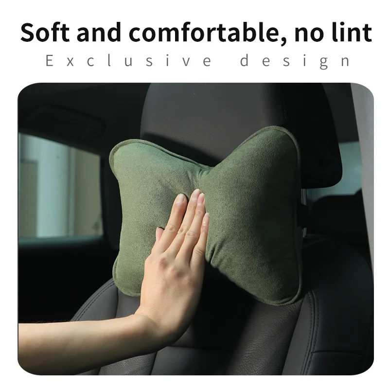 Suede Car Neck Pillow for Rena - Tech Neck Accessories บทวิจารณ์และราคา