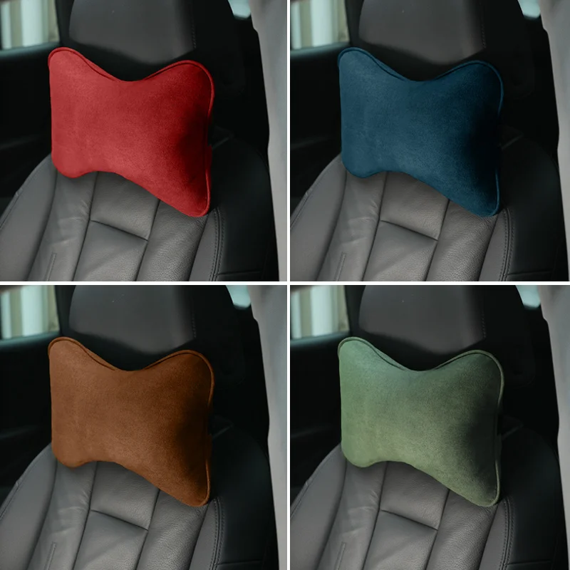 Suede Car Neck Pillow for Rena - Tech Neck Accessories บทวิจารณ์และราคา
