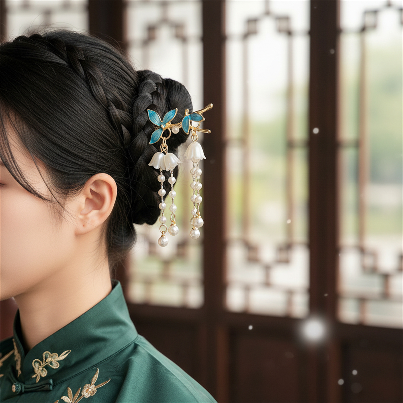 New Chinese Style Antique Hair - Tech Hair Accessories บทวิจารณ์และราคา