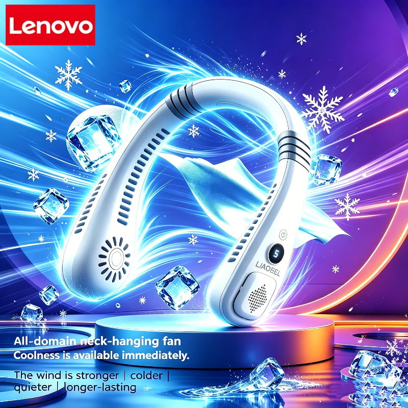 Lenovo Neck Bladeless Fan Mini - Usb Fan Silent บทวิจารณ์และราคา