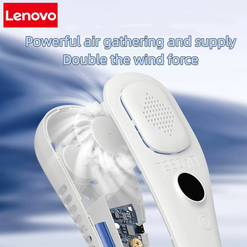Lenovo Neck Bladeless Fan Mini - Usb Fan Silent บทวิจารณ์และราคา