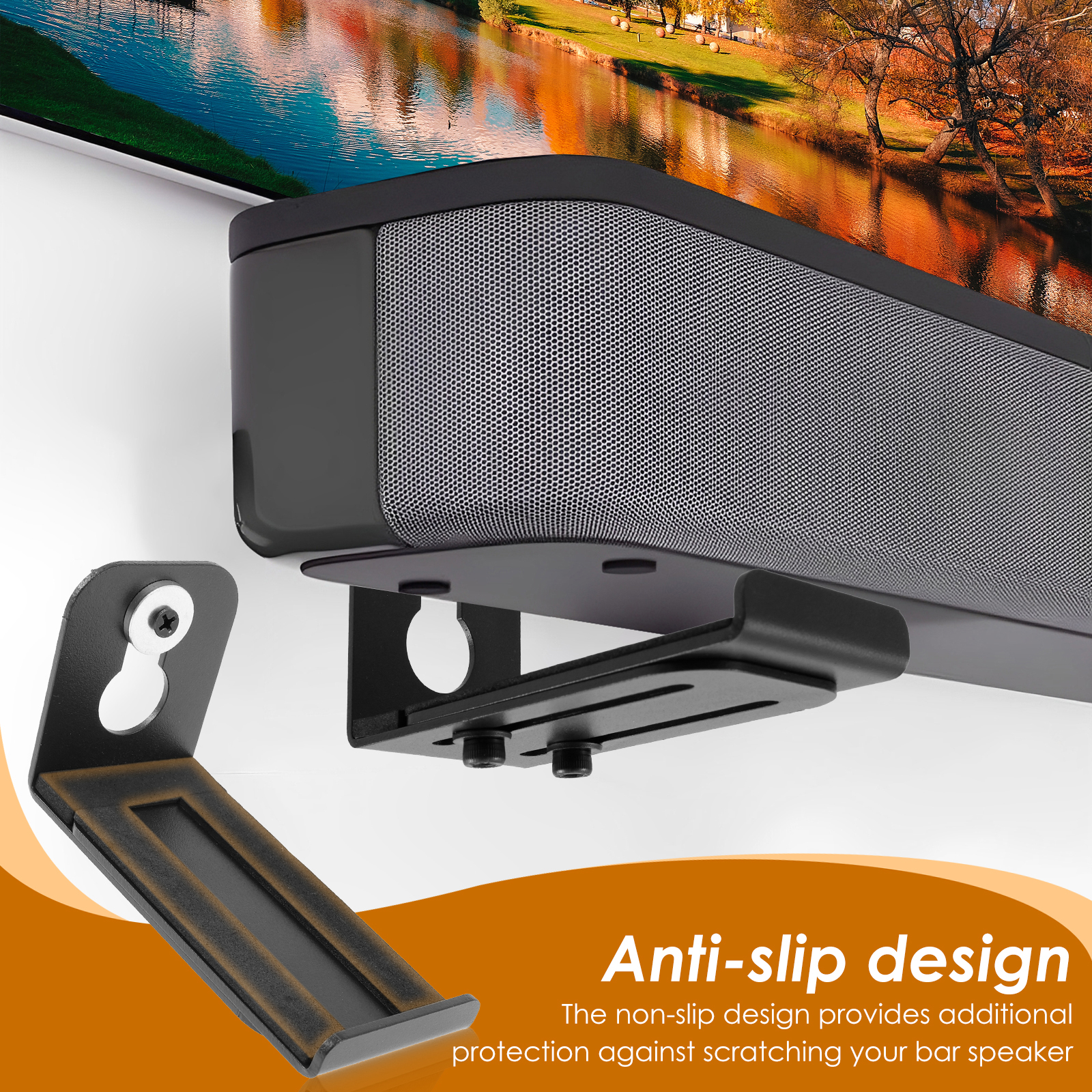 2Pcs Soundbar Speaker Stands W - Tech Home Accessories บทวิจารณ์และราคา