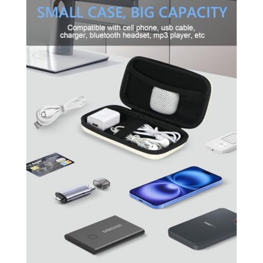 Small Travel Electronic Organi - Tech Accessories Hard Case บทวิจารณ์และราคา