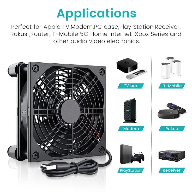 USB Powered Computer PC Case F - Usb Fan Silent บทวิจารณ์และราคา
